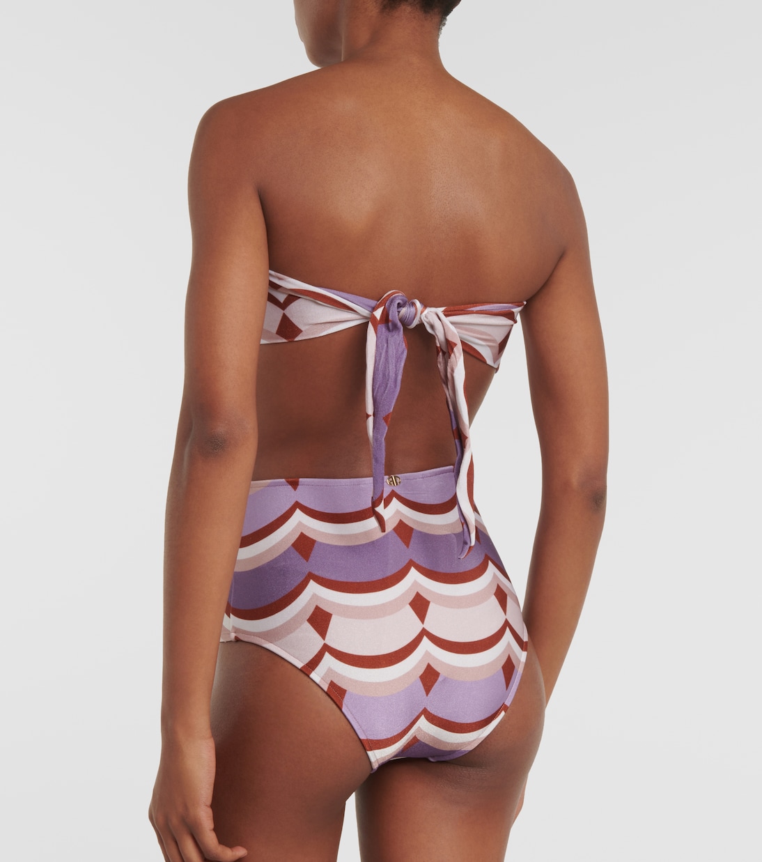 Bedruckter Bikini Vintage Waves | Adriana Degreas