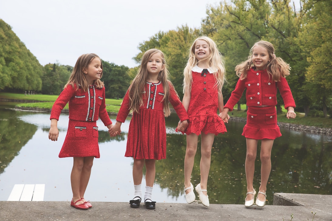 Falda con peplum adornada | Self-Portrait Kids