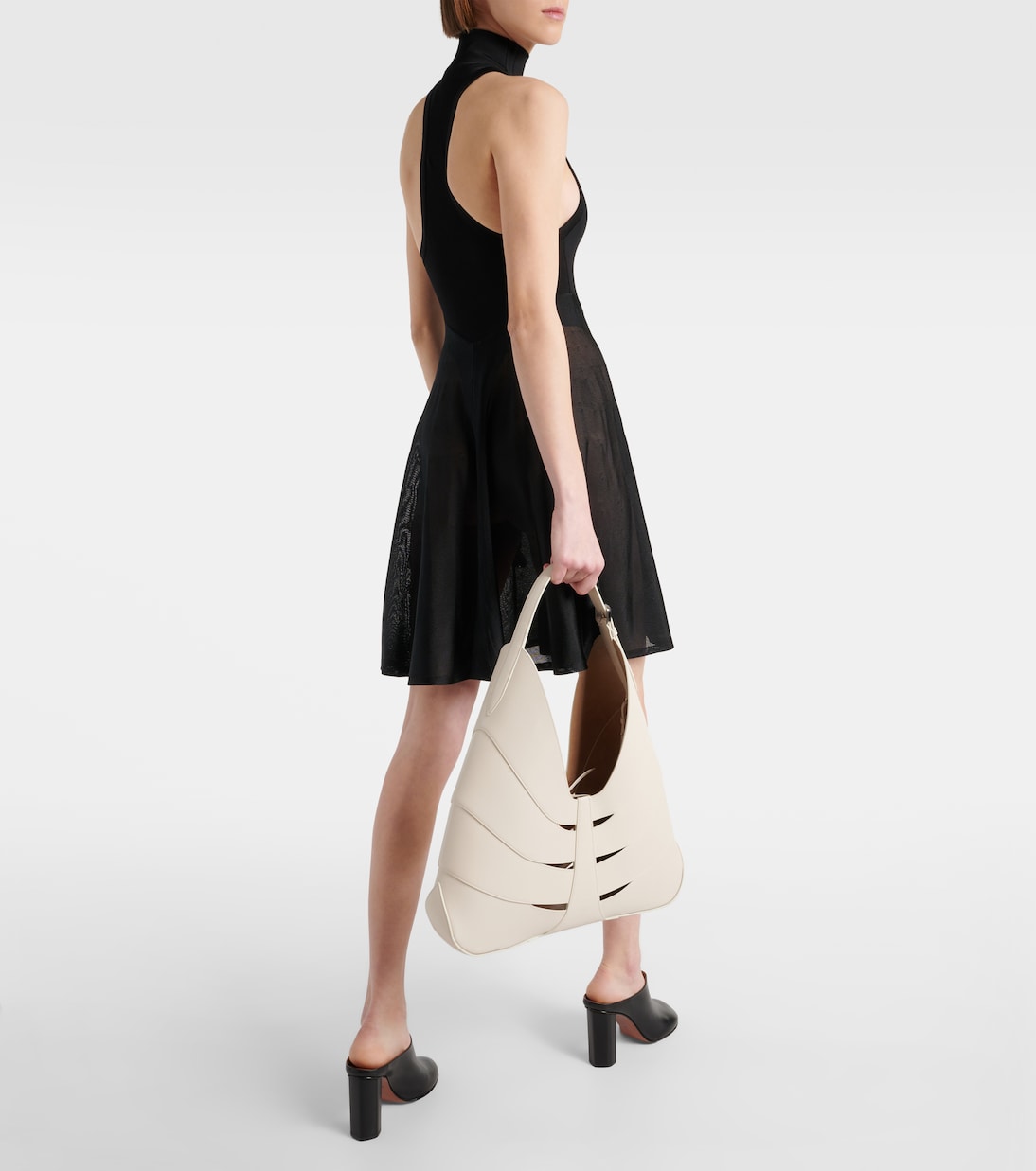 Borsa a spalla Delta in pelle | Alaïa