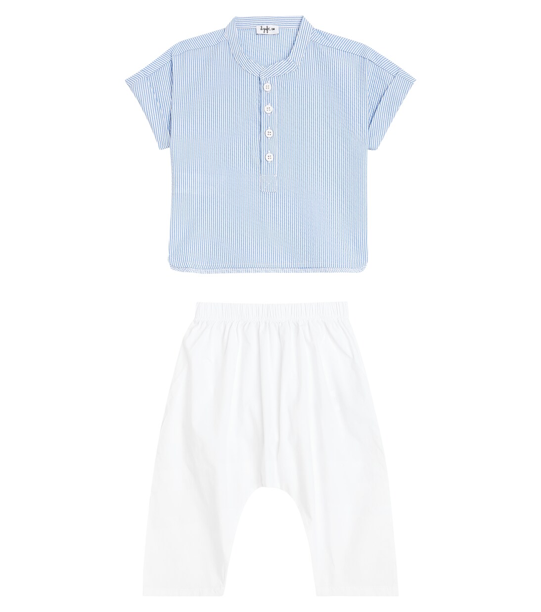 Bébé – Blouse et pantalon en coton | Il Gufo