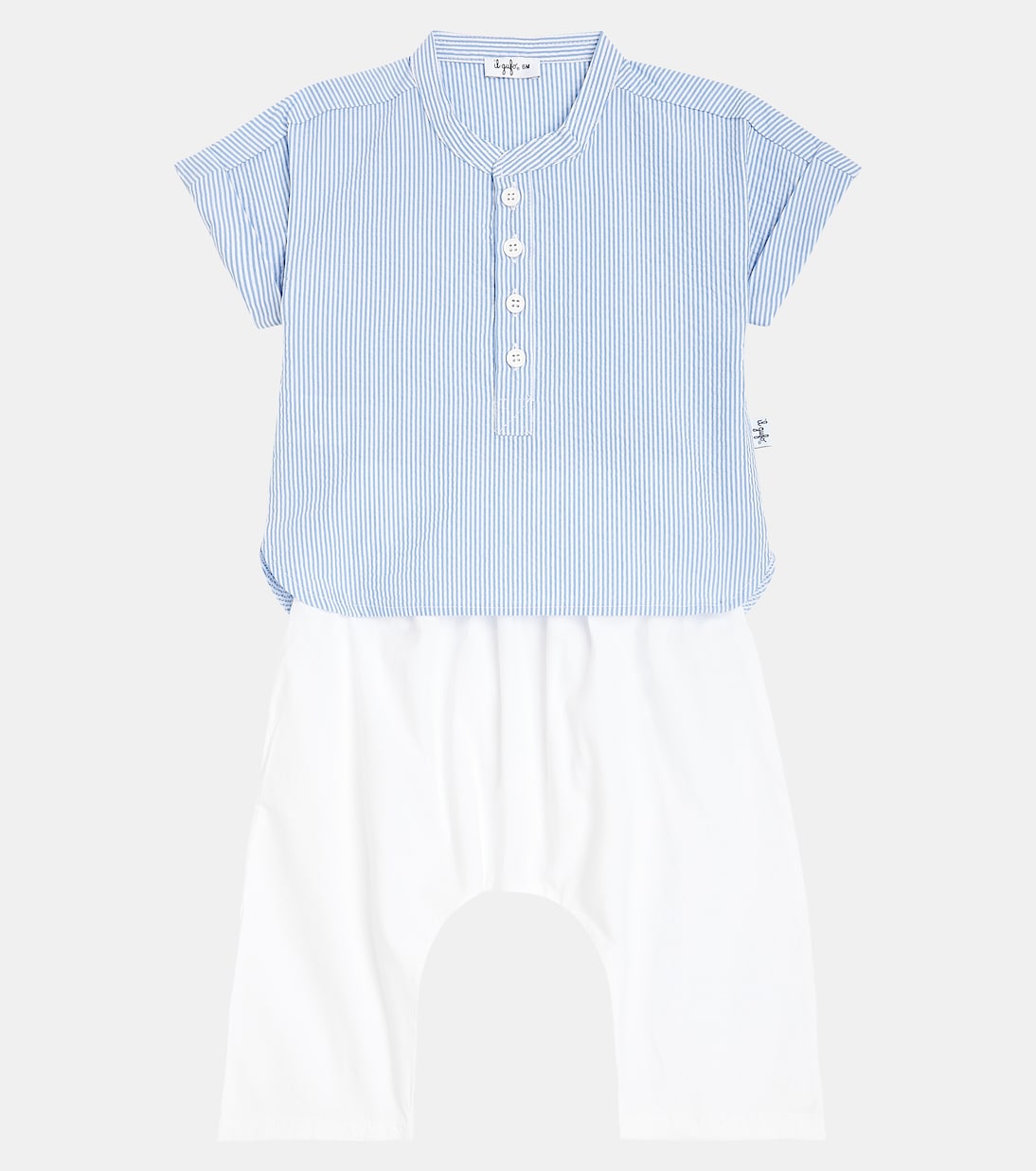 Bébé – Blouse et pantalon en coton | Il Gufo