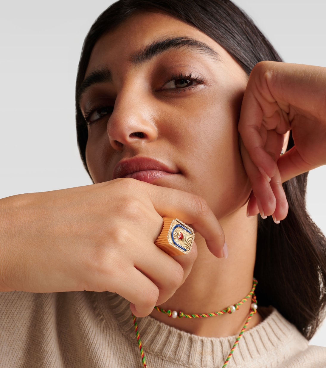 Bague Heart Mini Scap en or 18 ct et diamants | Marie Lichtenberg