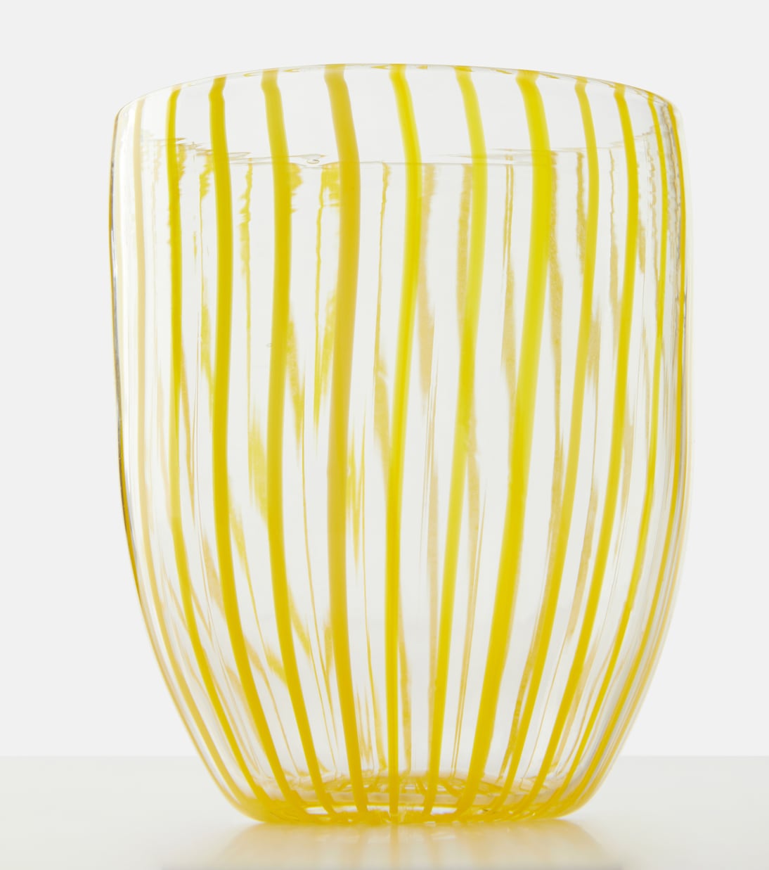 Capri Stripe set of 2 glass tumblers | Aquazzura Casa