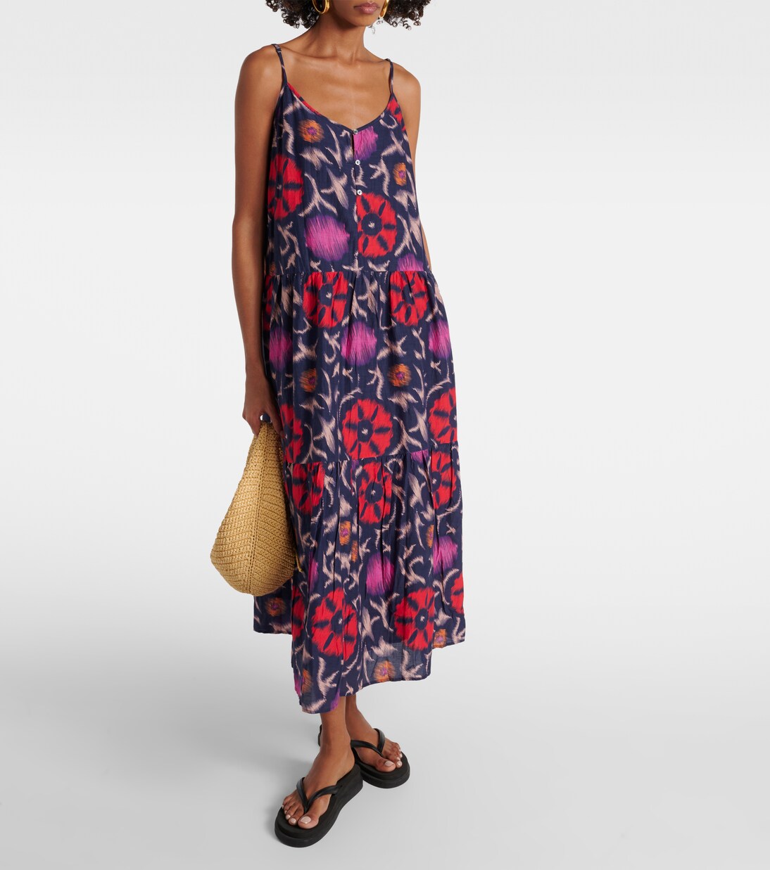 Maxikleid Kate aus Baumwolle und Seide | Velvet