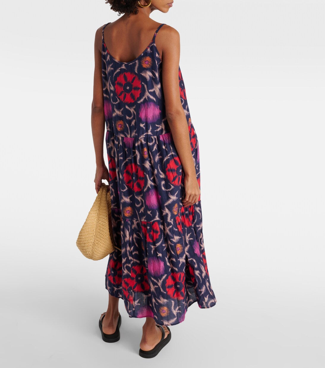 Maxikleid Kate aus Baumwolle und Seide | Velvet