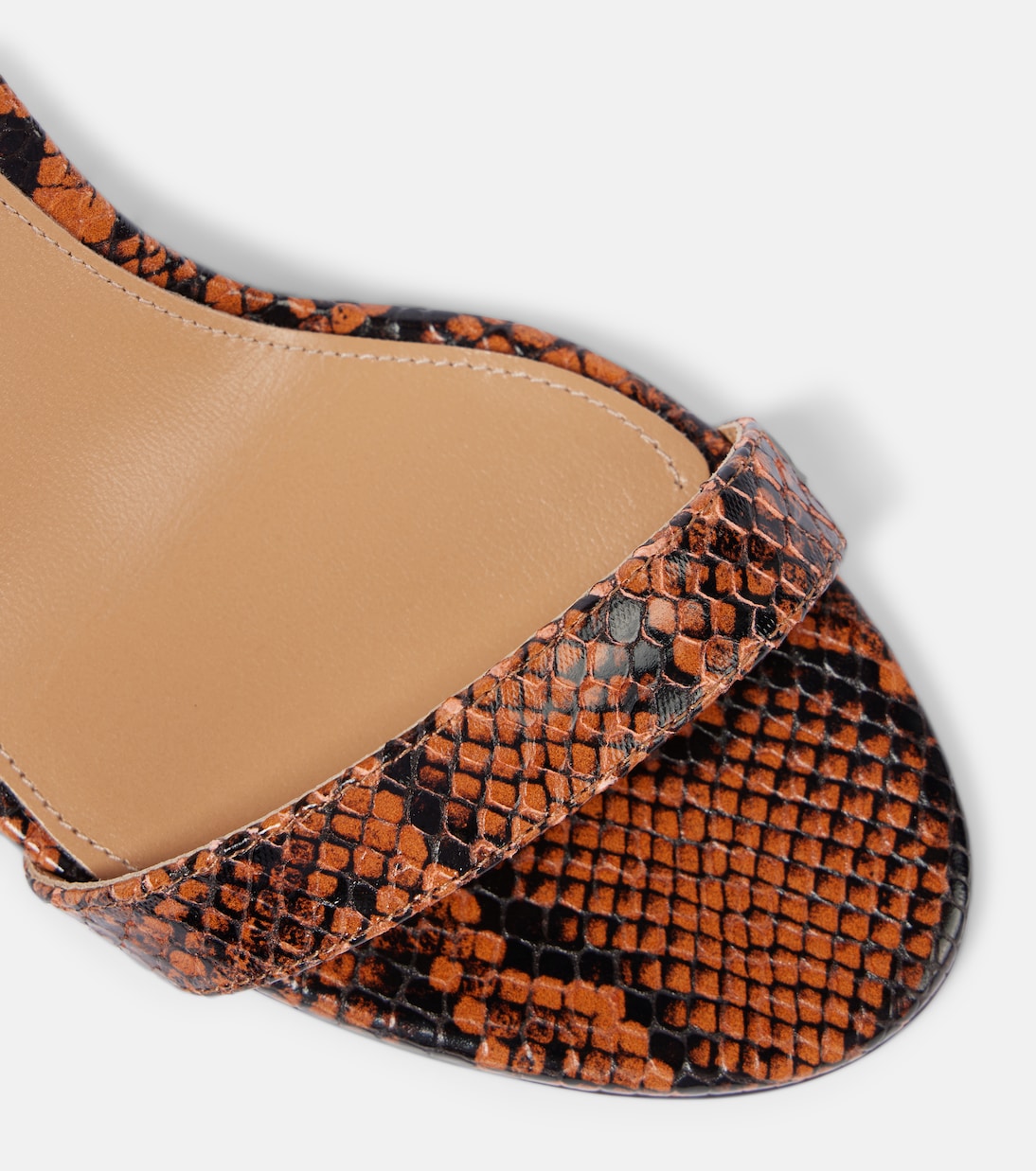 Sandalias 85 de piel grabada | Aquazzura