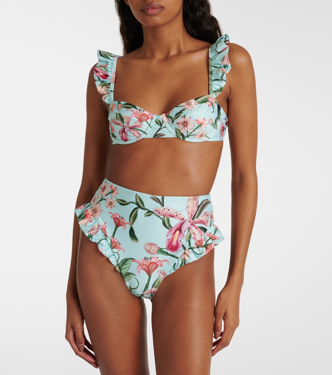 Culotte de bikini Jengibre à fleurs | Agua by Agua Bendita
