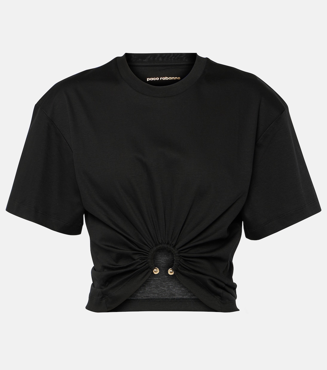Top raccourci en coton | Rabanne