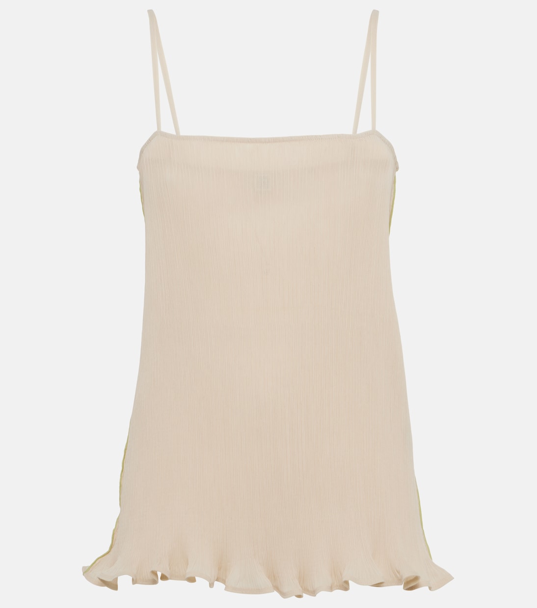 Top lencero plisado con volantes | Toteme
