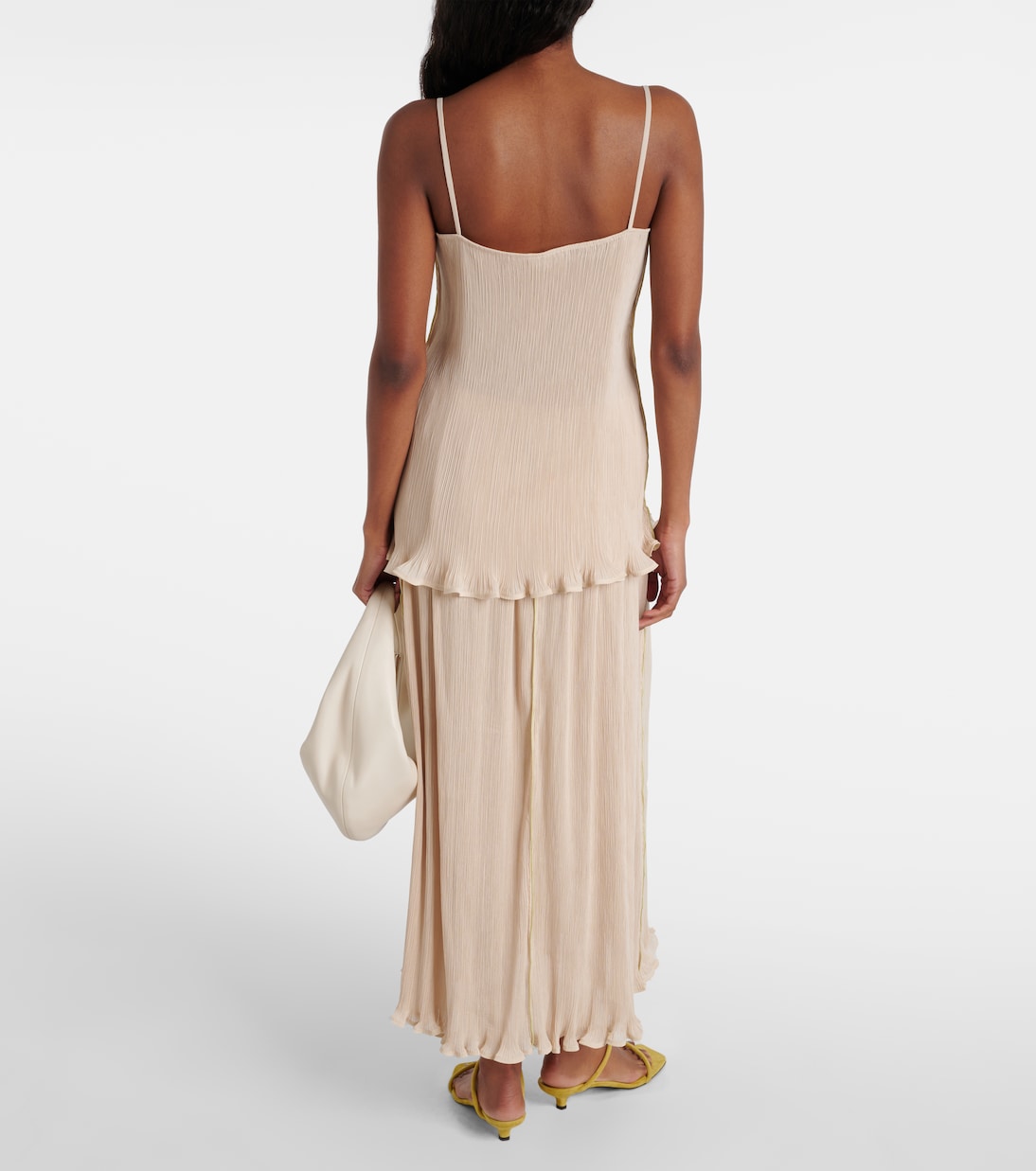 Top lencero plisado con volantes | Toteme
