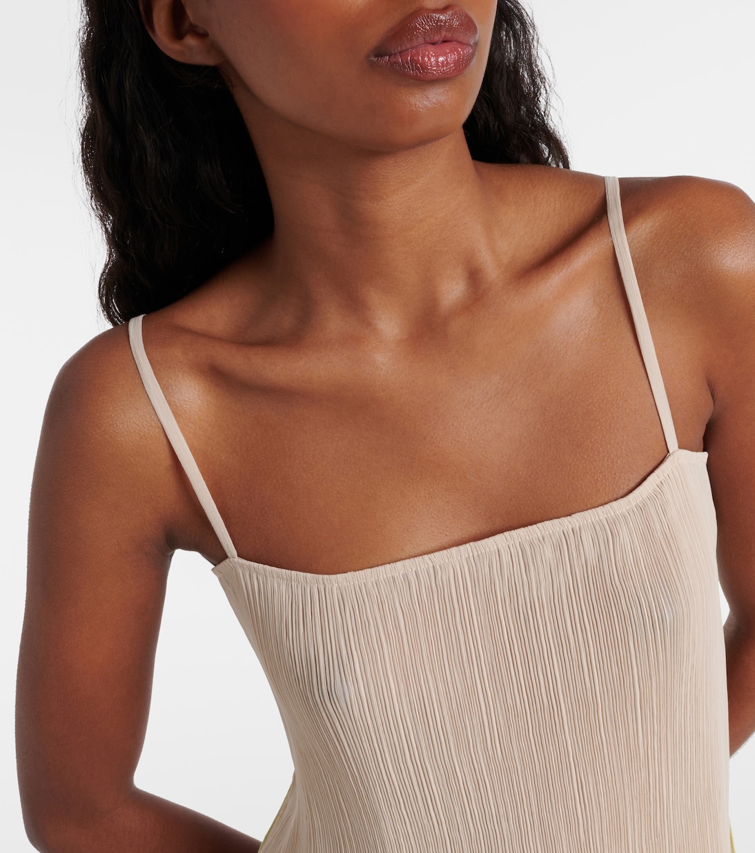 Top lencero plisado con volantes | Toteme