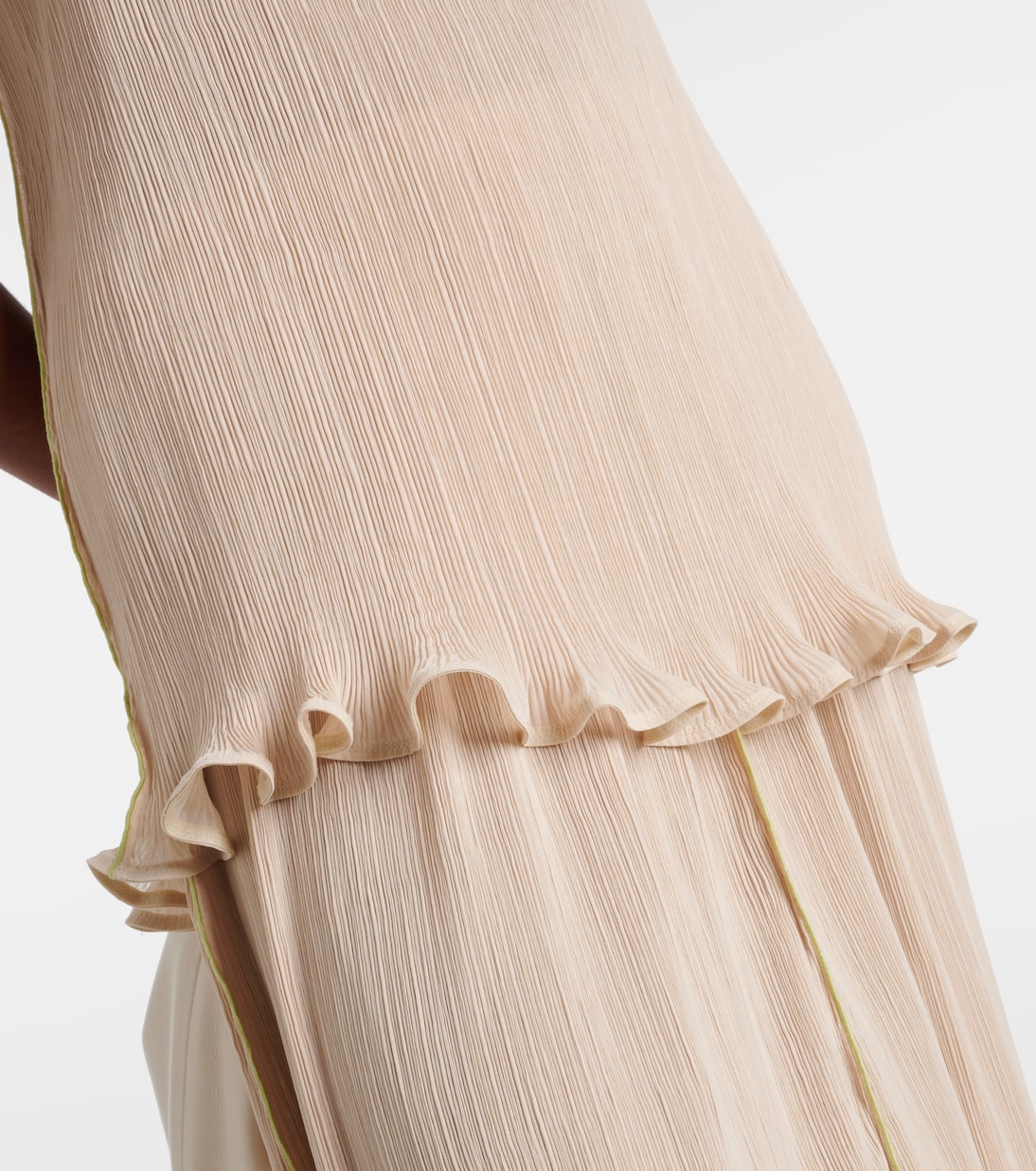 Top lencero plisado con volantes | Toteme