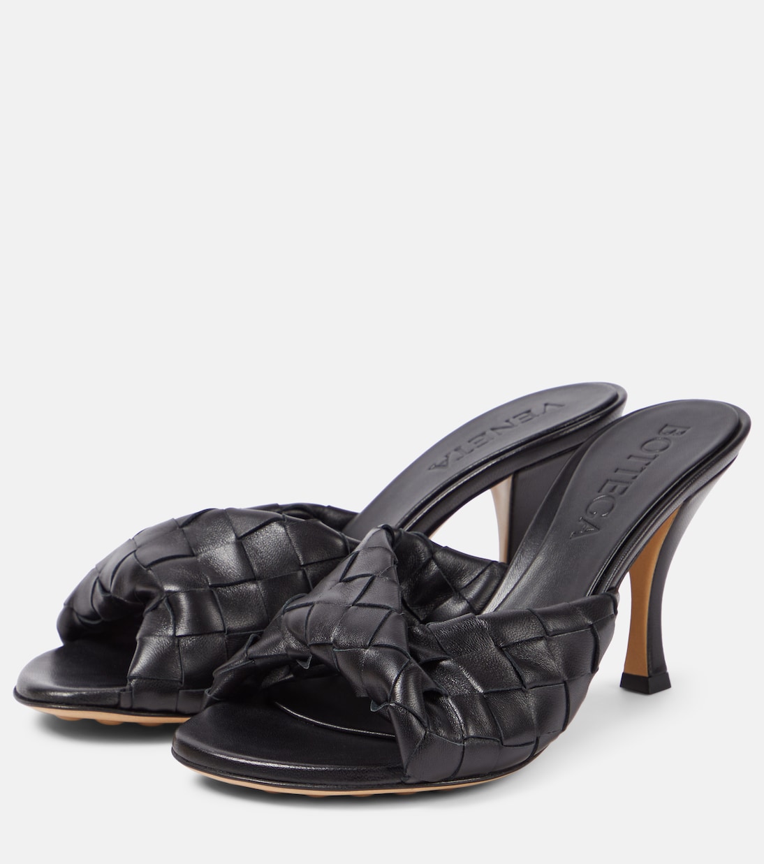 Mules Blink 80 en cuir | Bottega Veneta