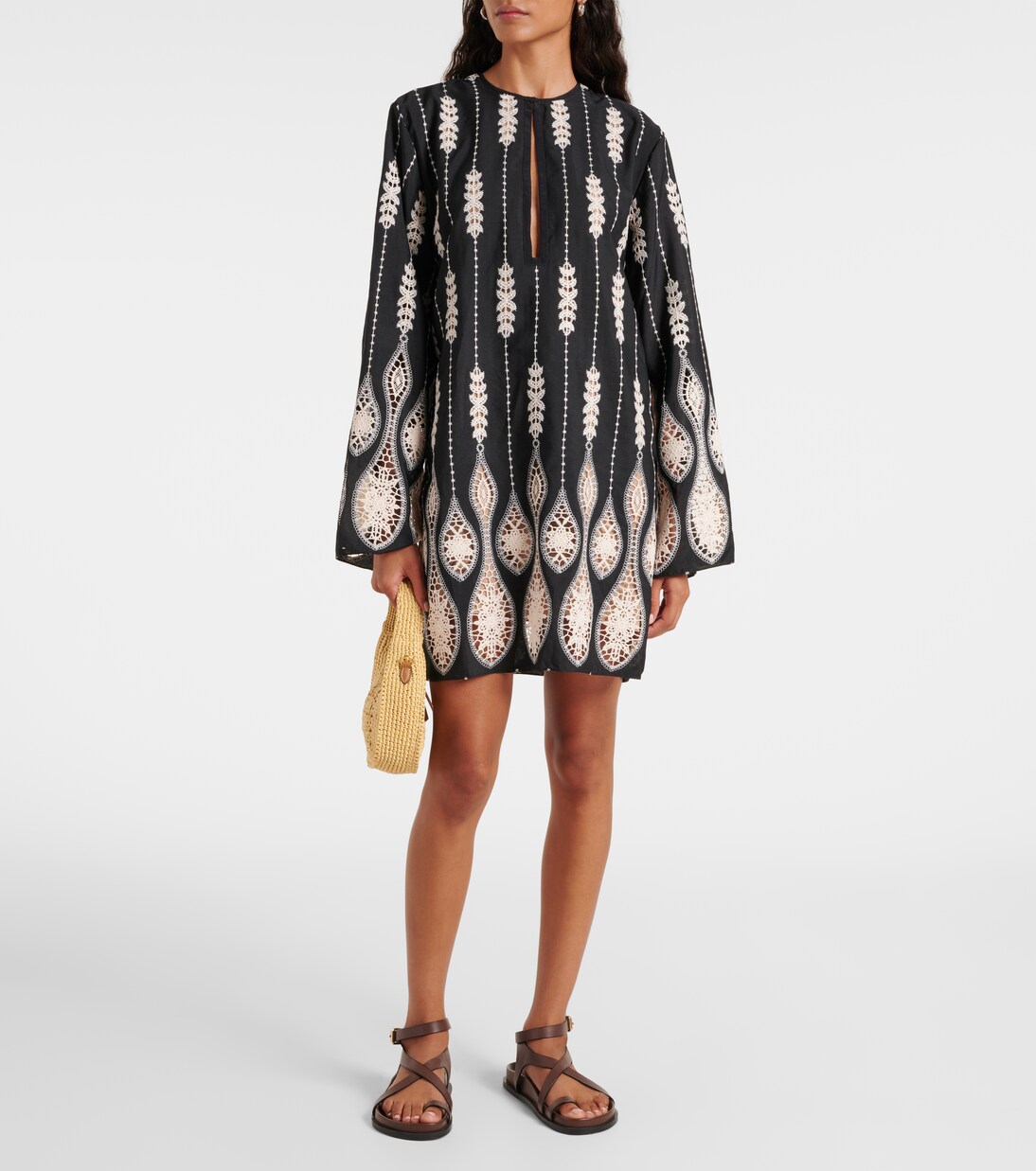 Besticktes Minikleid | Johanna Ortiz