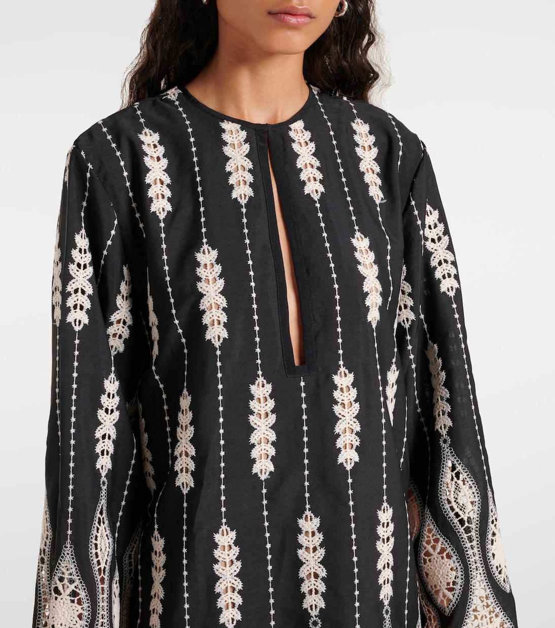 Besticktes Minikleid | Johanna Ortiz