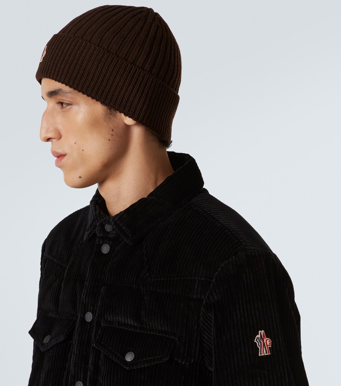 Logo virgin wool beanie | Moncler Grenoble