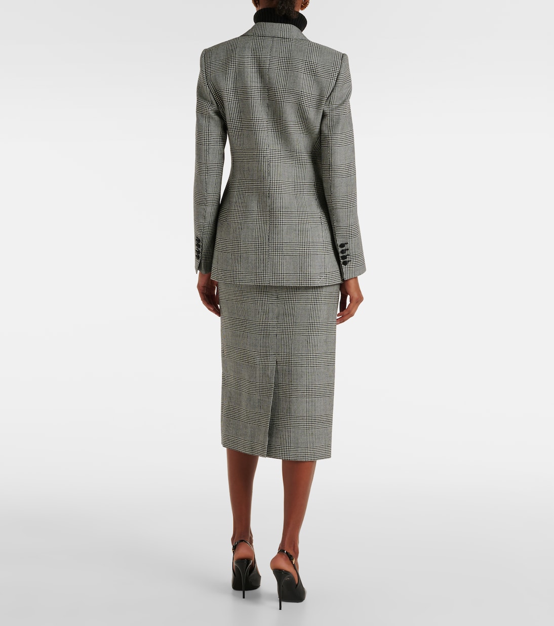 Prince of Wales check virgin wool blazer | Dolce&Gabbana
