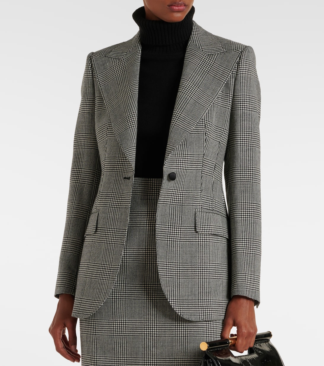 Prince of Wales check virgin wool blazer | Dolce&Gabbana