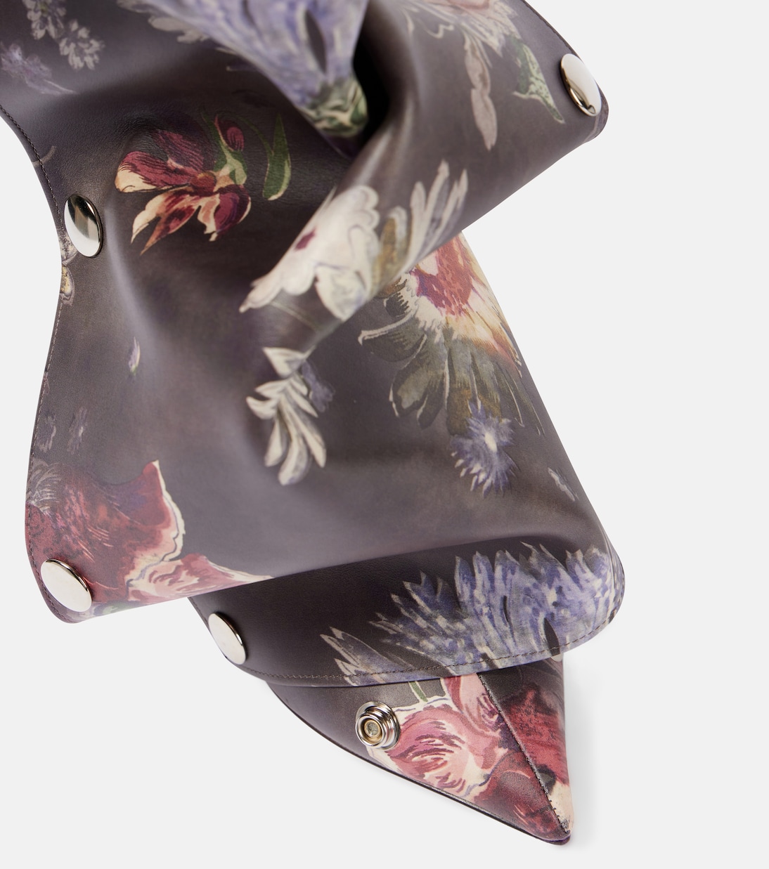 Botas altas Snap 100 de piel floral | Y/Project