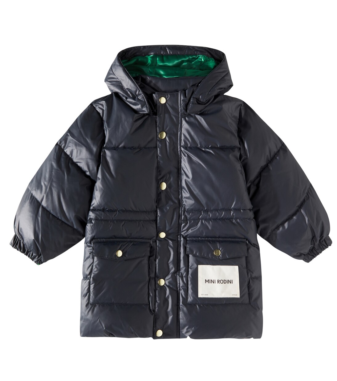 Abrigo acolchado con logo | Mini Rodini