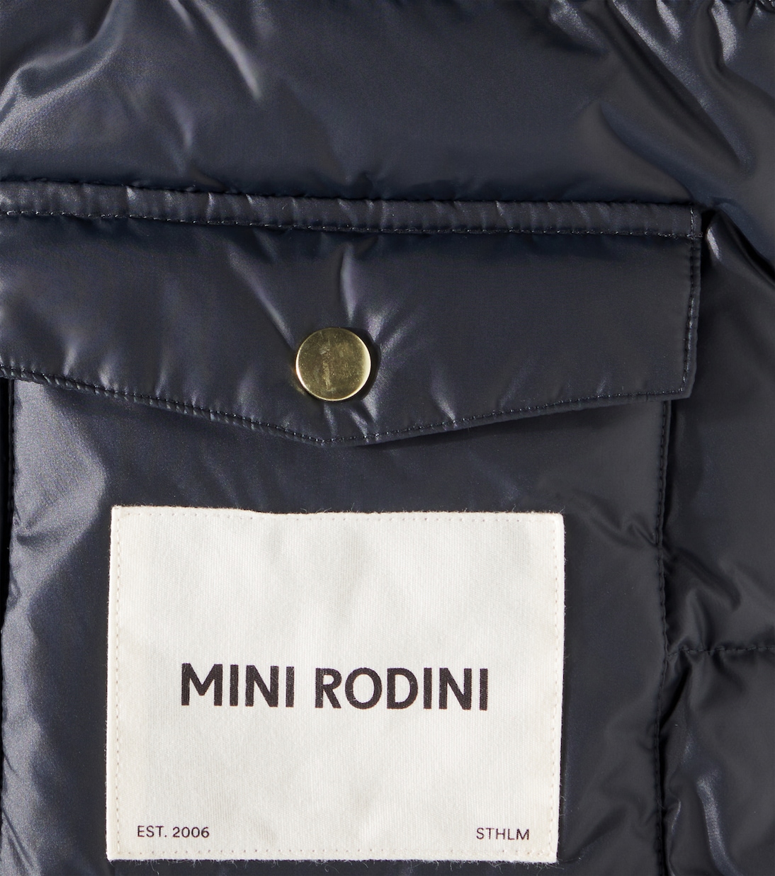 Abrigo acolchado con logo | Mini Rodini