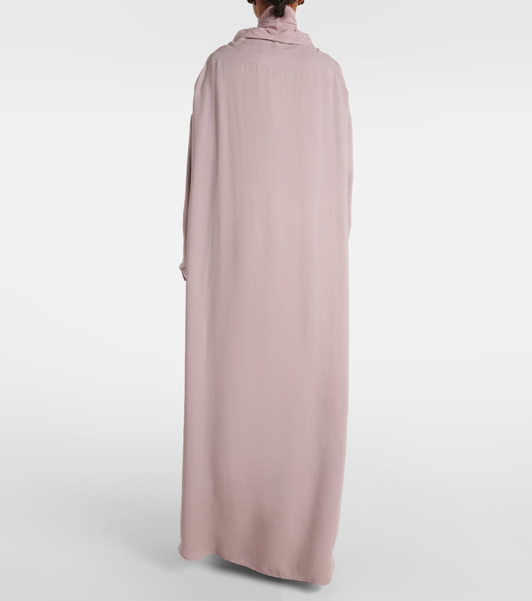 Turtleneck mesh-trimmed shirt dress | Y/Project