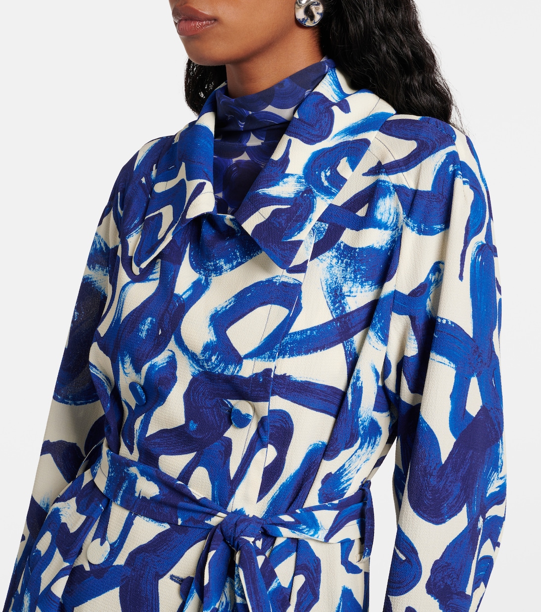 Manteau imprimé | Dries Van Noten
