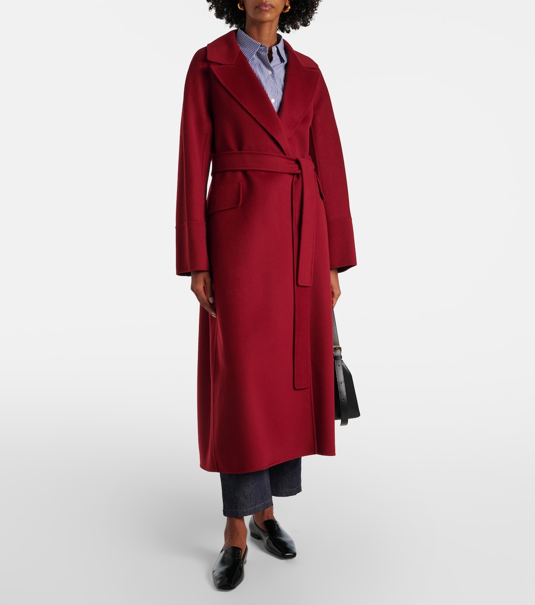 Abrigo envolvente Malika de lana virgen | 'S Max Mara
