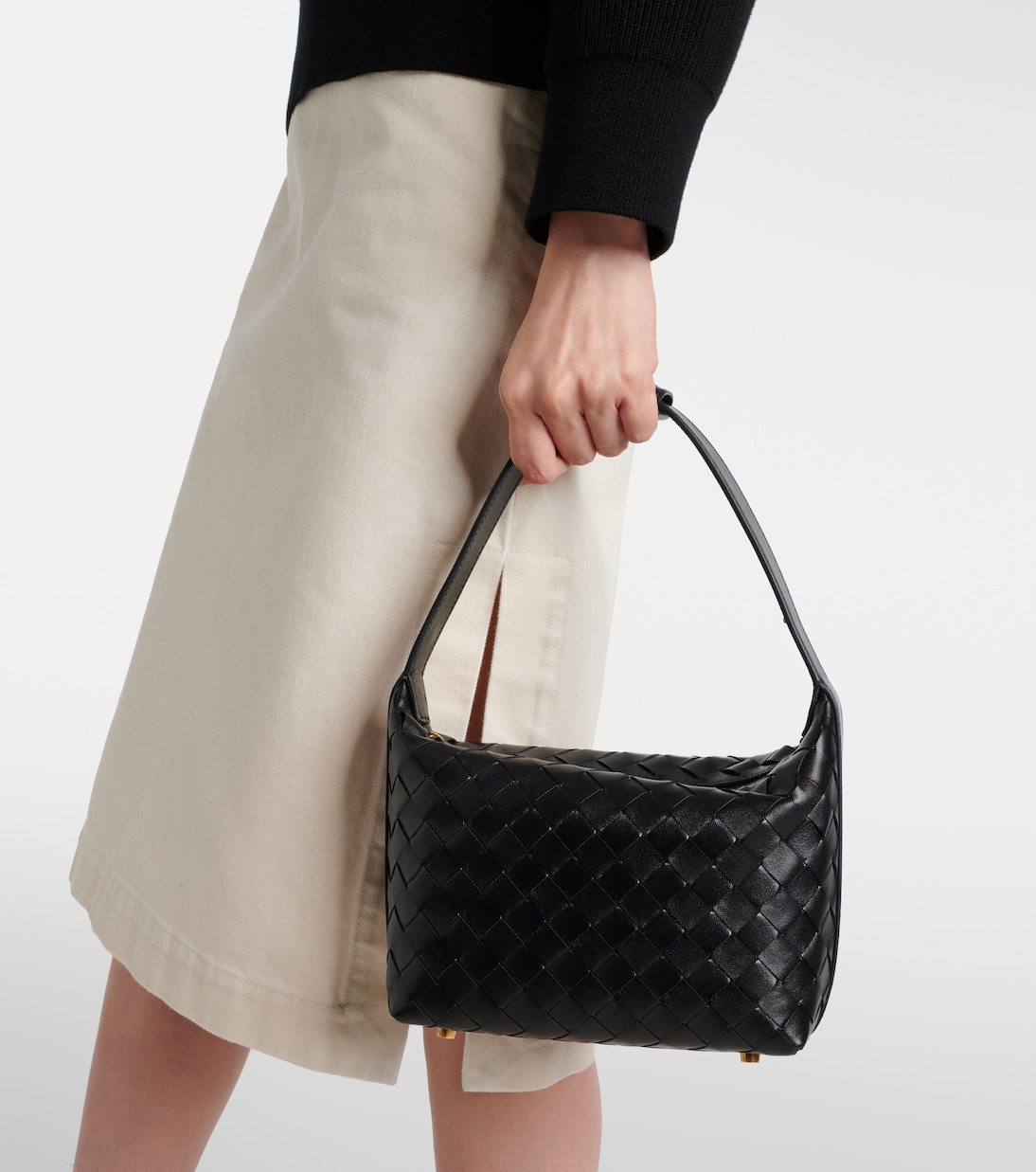 Schultertasche Wallace Mini aus Leder | Bottega Veneta