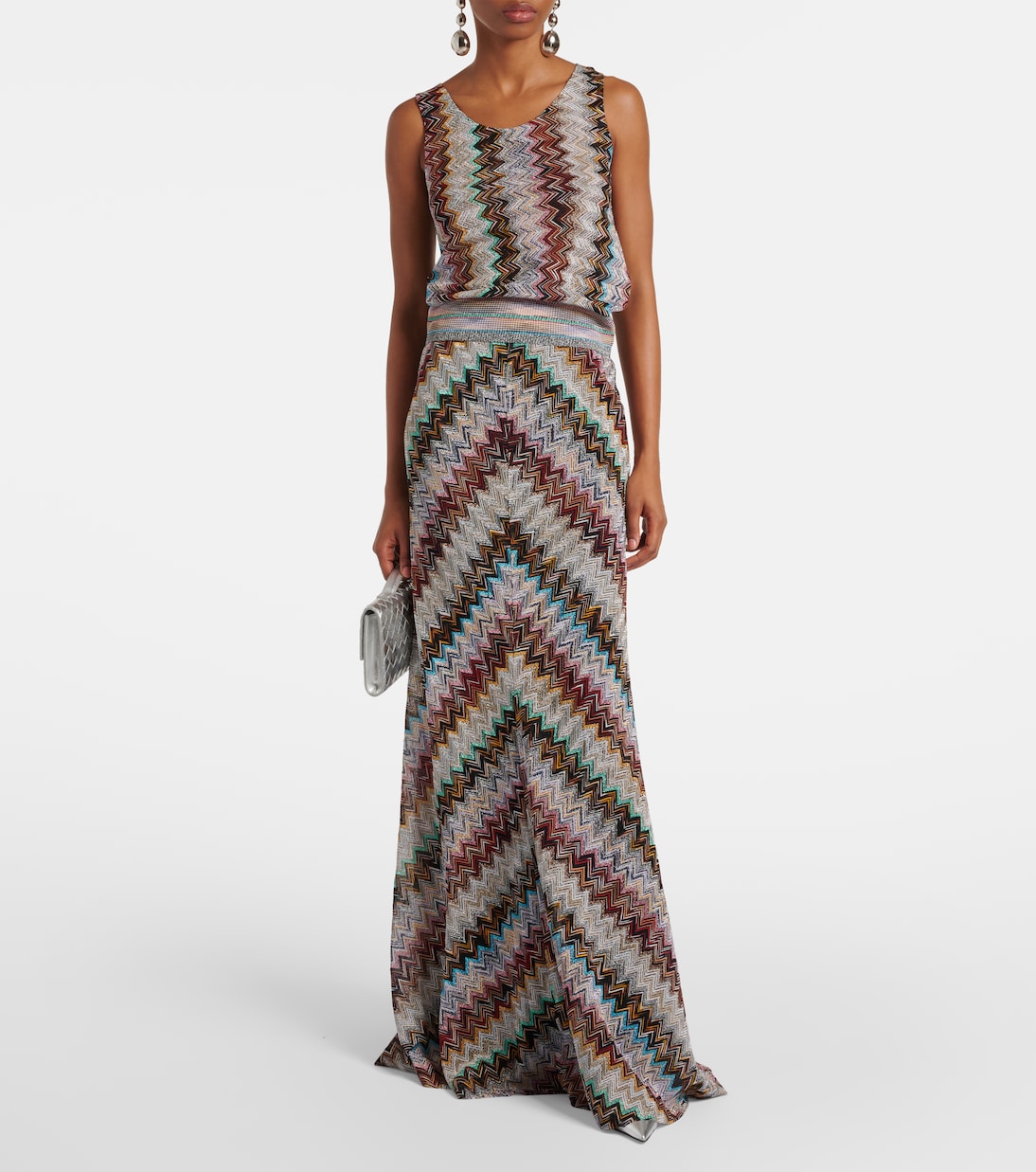 Jupe longue en lamé | Missoni