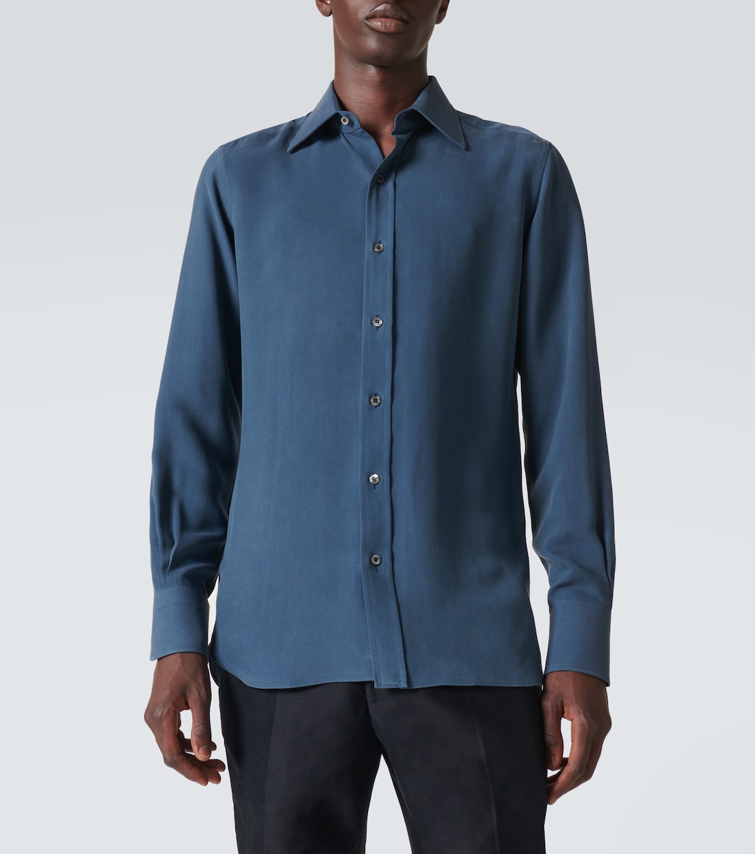 Camicia in twill di seta | Tom Ford