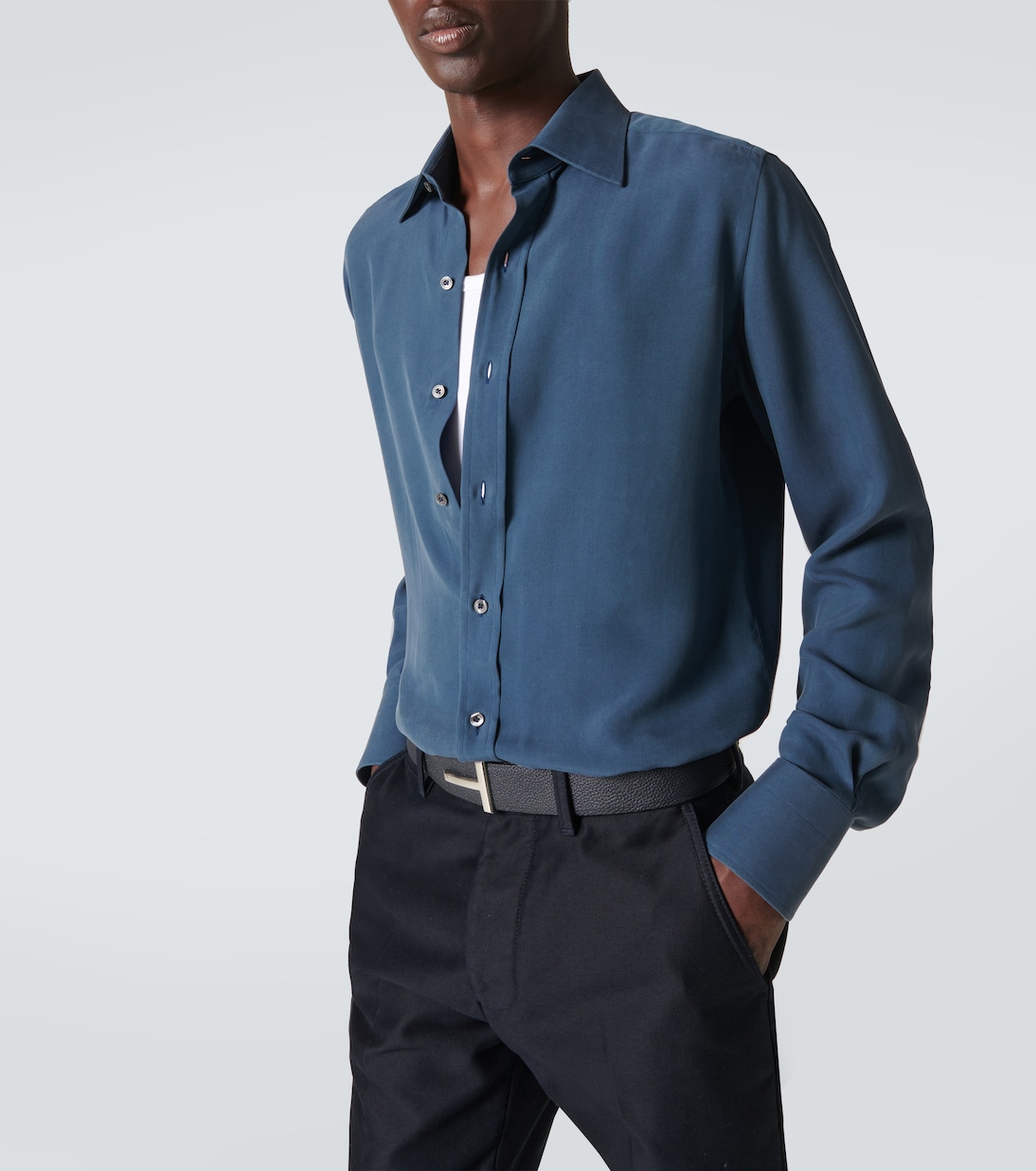 Camicia in twill di seta | Tom Ford