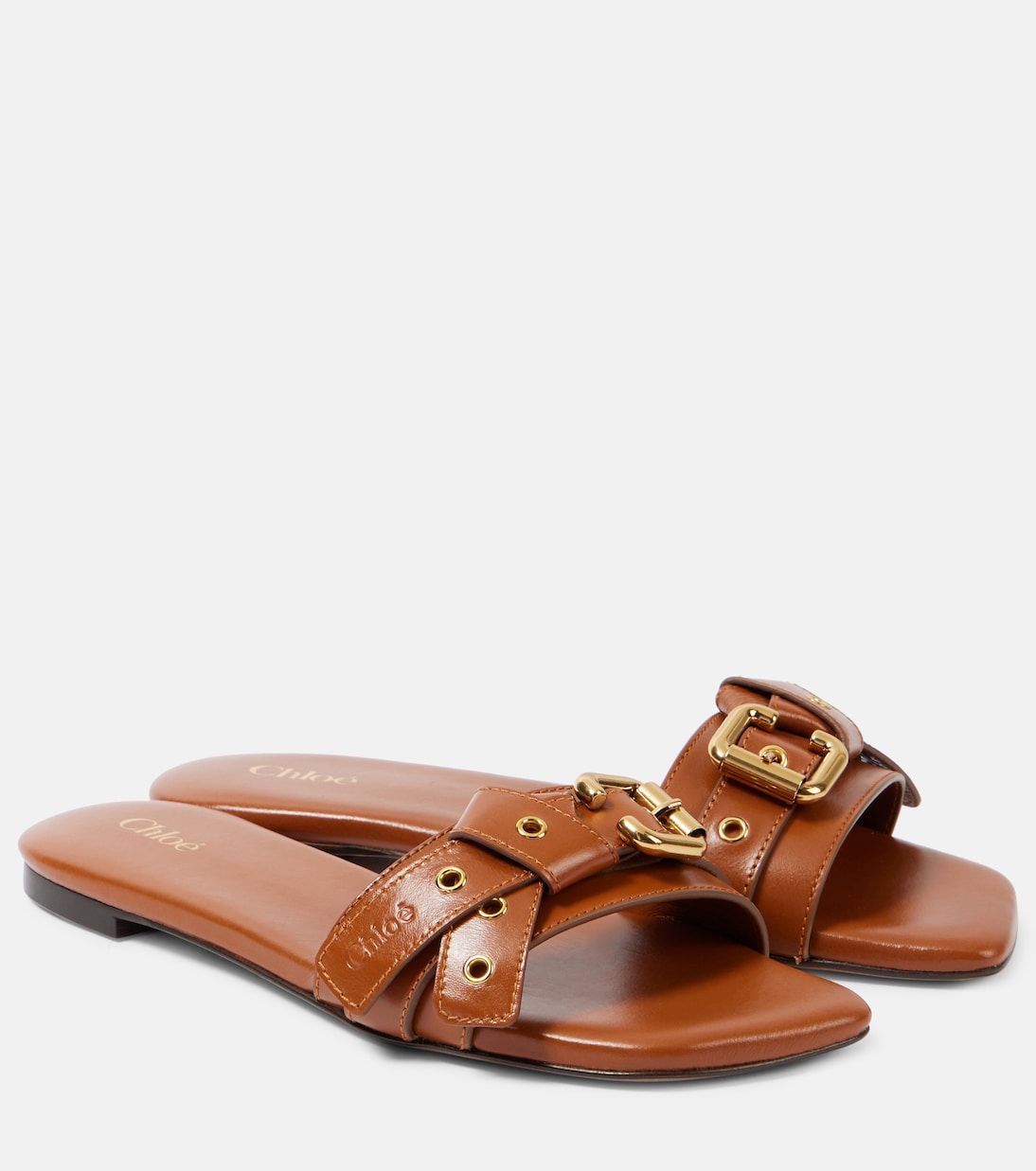 Pantoletten Mae aus Leder | Chloé