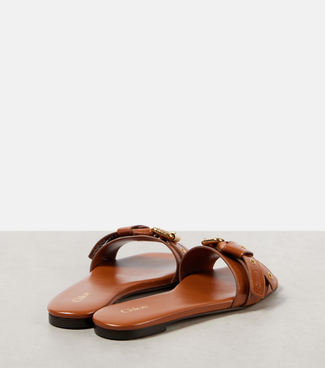 Pantoletten Mae aus Leder | Chloé