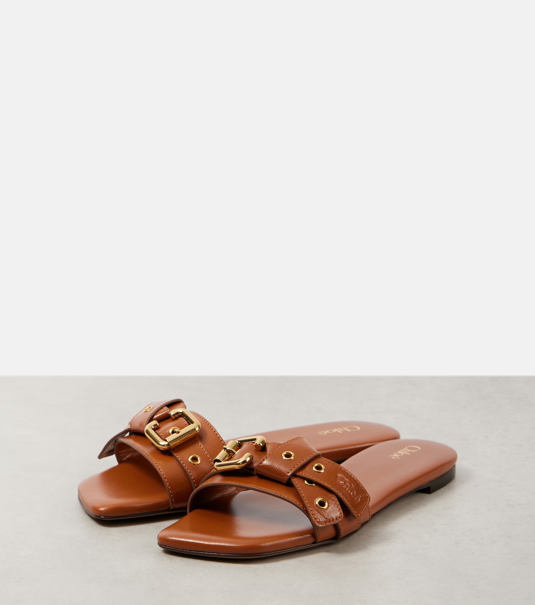 Pantoletten Mae aus Leder | Chloé