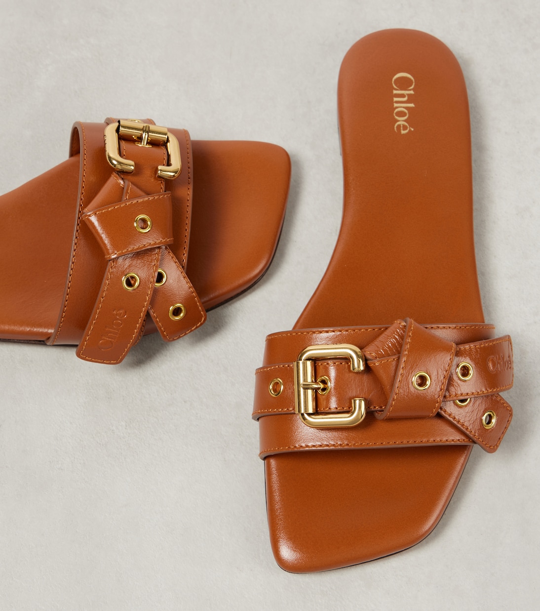 Pantoletten Mae aus Leder | Chloé