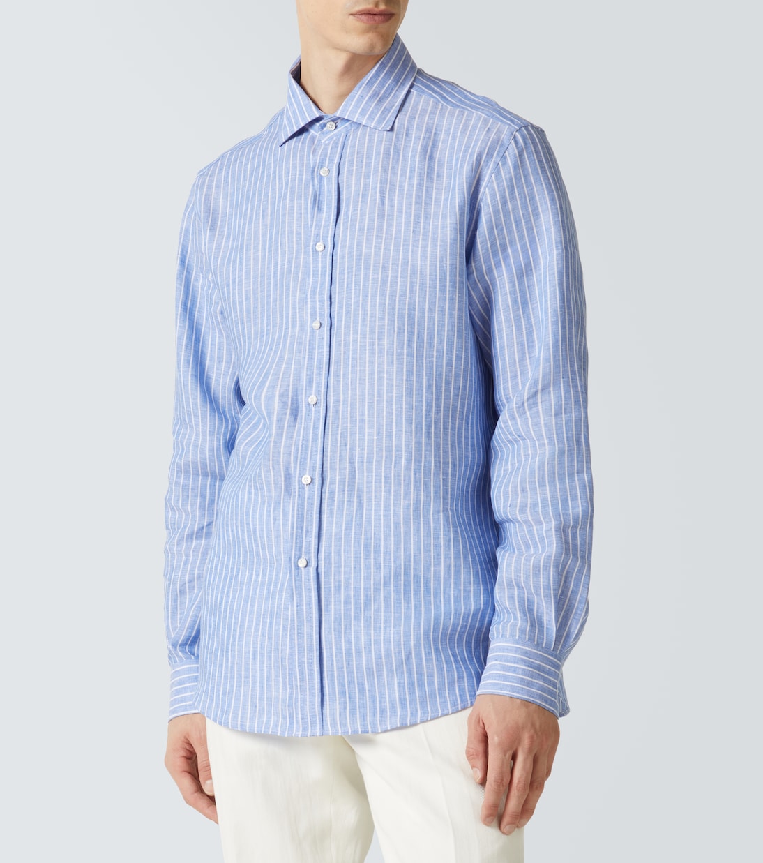 Camicia in lino a righe | Ralph Lauren Purple Label