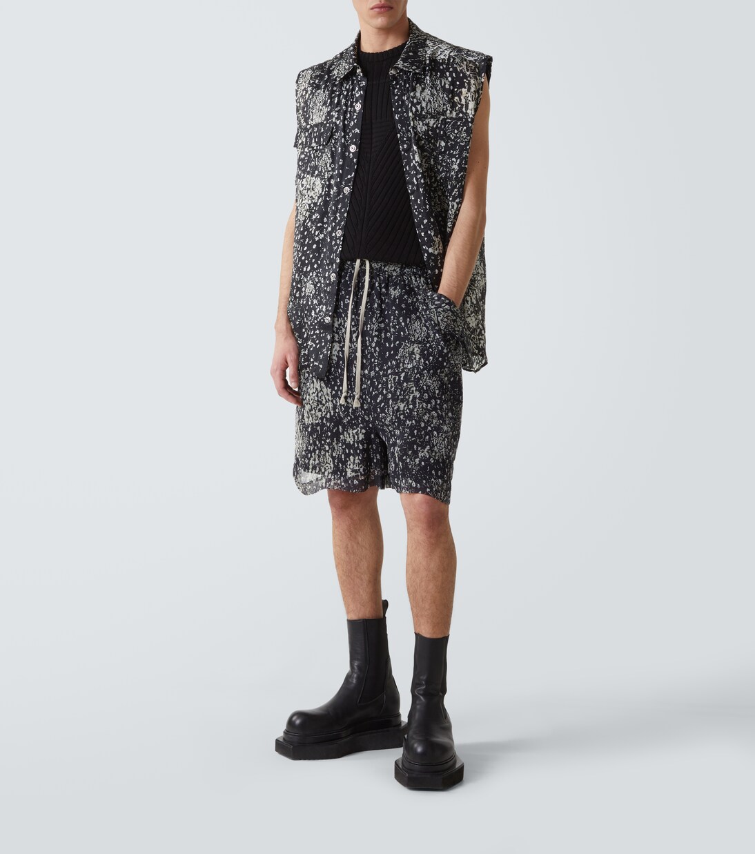 Shorts Lido aus Seide | Rick Owens
