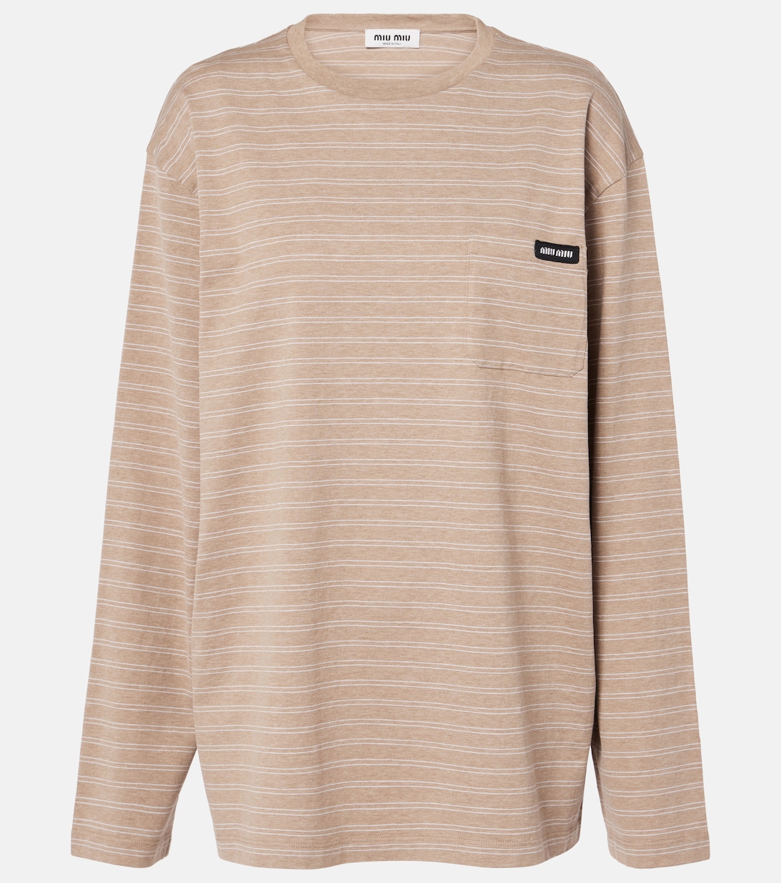 Top aus Baumwoll-Jersey | Miu Miu