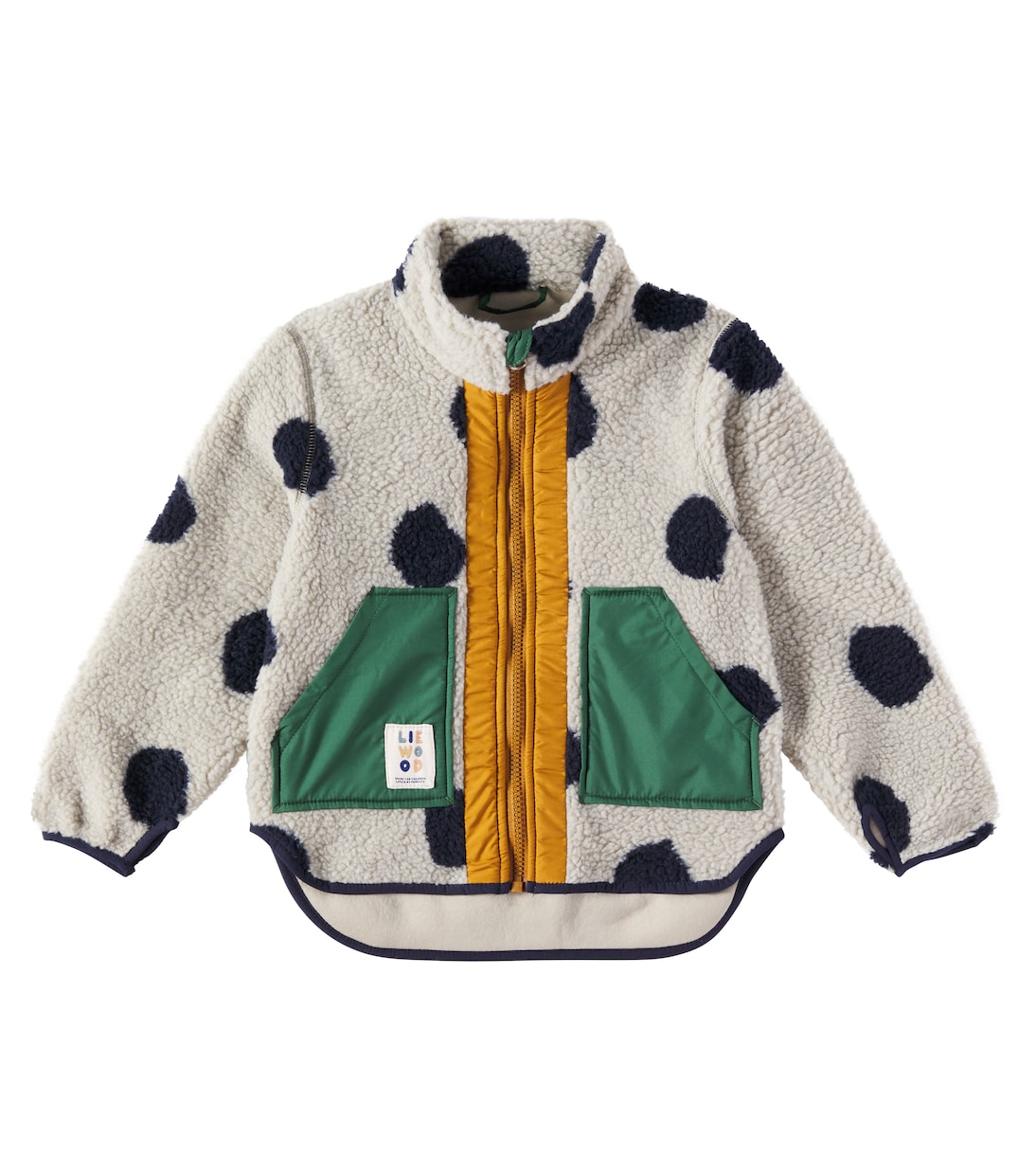 Naom polka-dot fleece jacket | Liewood