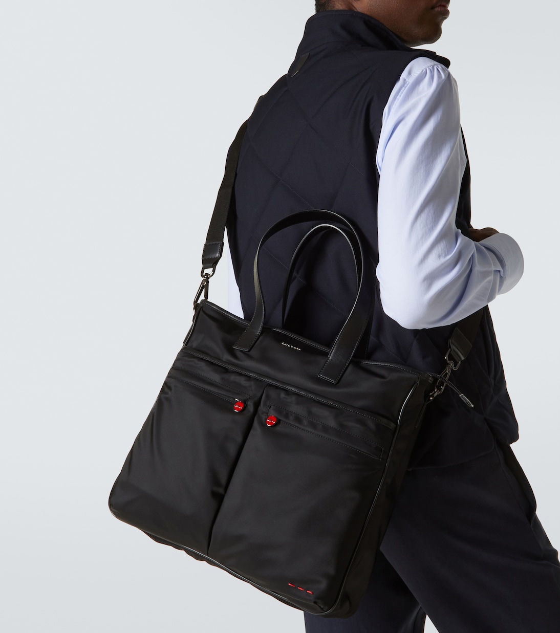 Tote mit Leder | Kiton