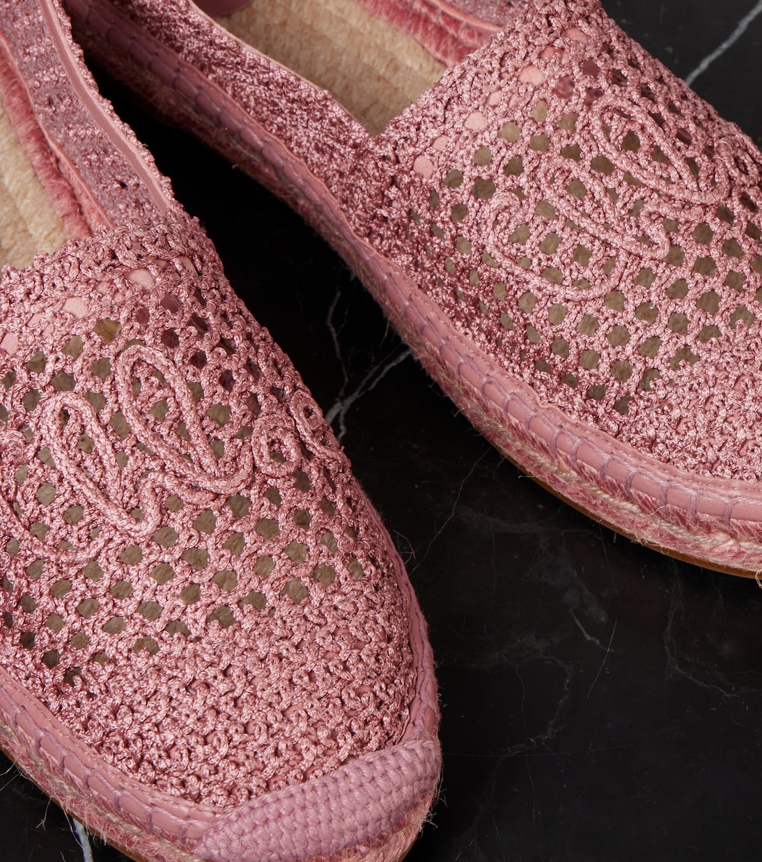 Espadrilles Isla en crochet à logo | Chloé