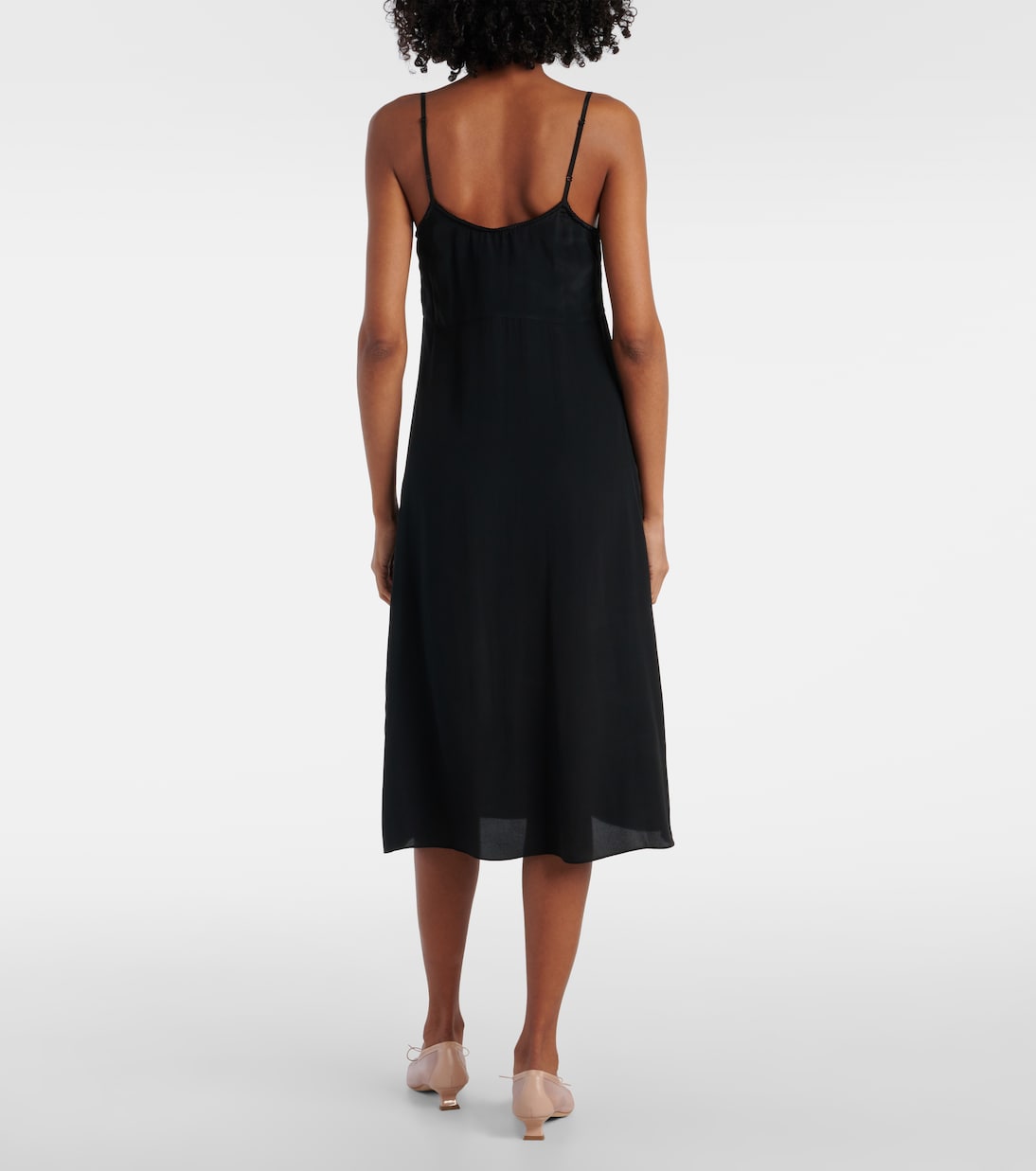 Abito sottoveste in crêpe de chine | Simone Rocha