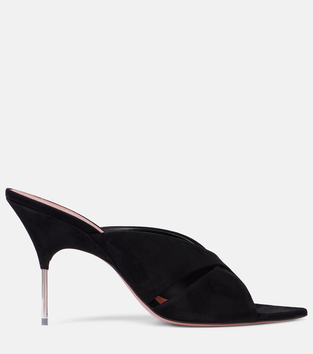 Mules Samantha 95 en daim | Amina Muaddi