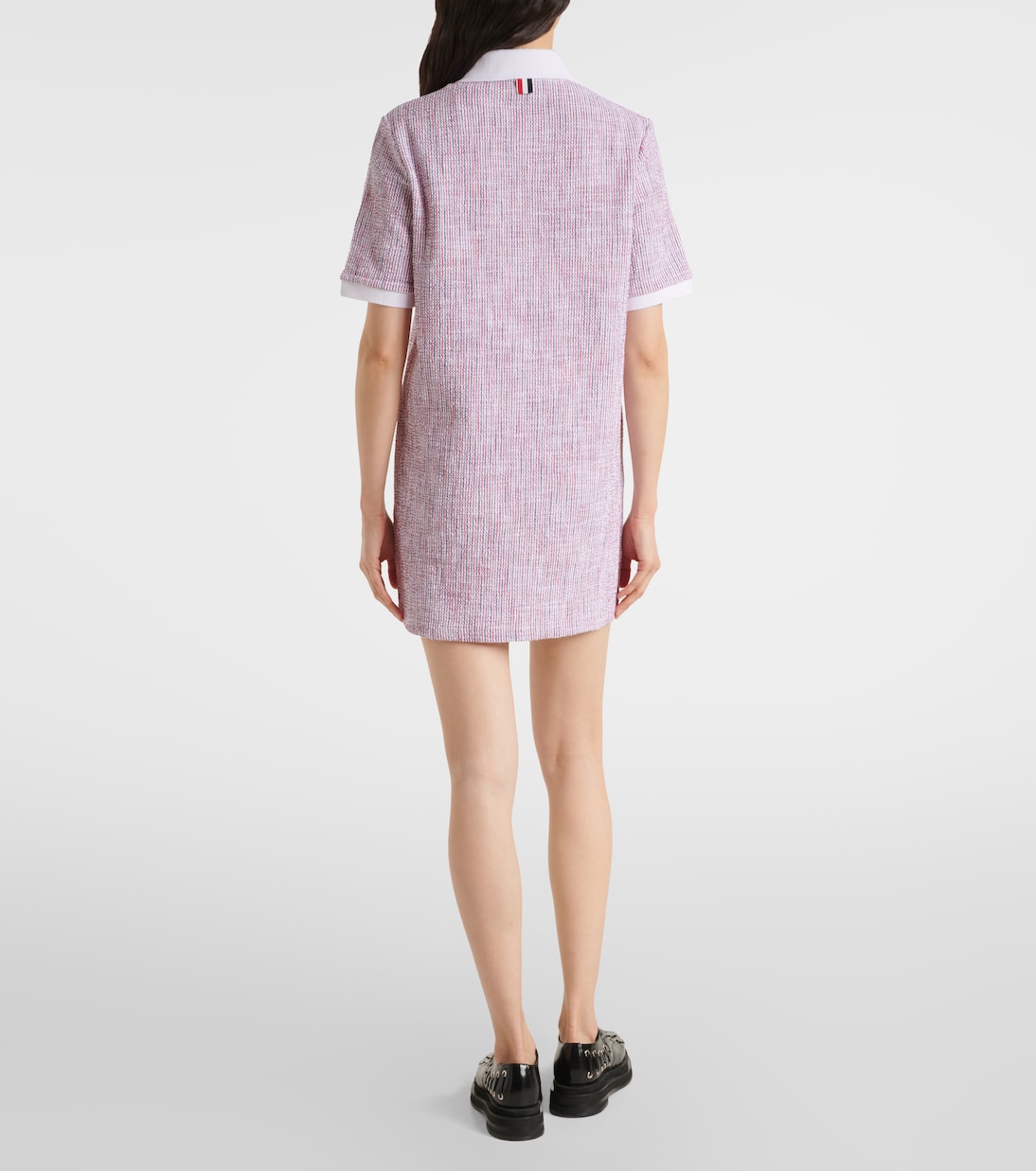 Abito polo in tweed di misto cotone | Thom Browne