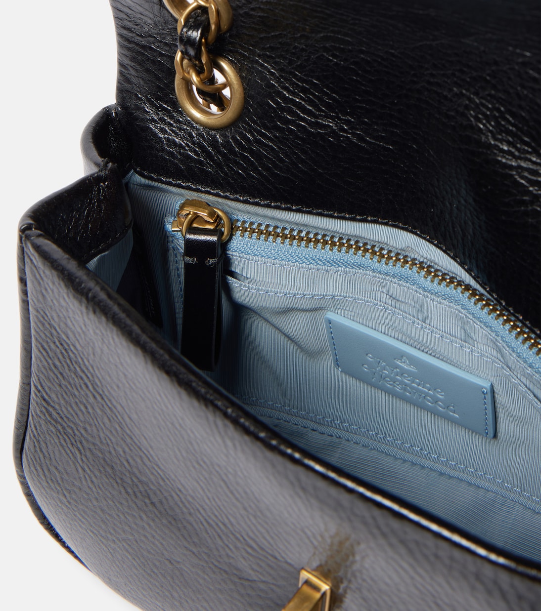 Schultertasche Anita Chain aus Leder | Vivienne Westwood