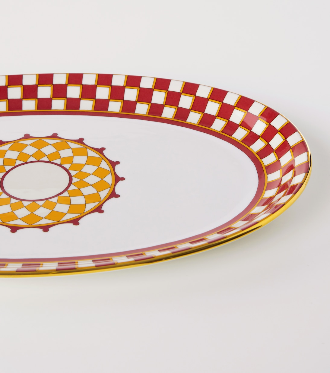 Apollo porcelain oval platter | La DoubleJ