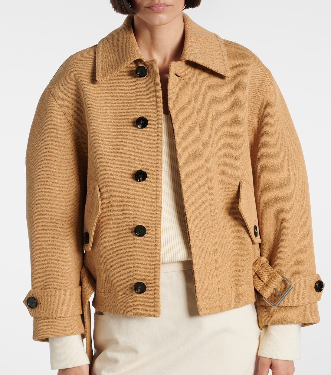 Bomber in misto cotone | Bottega Veneta