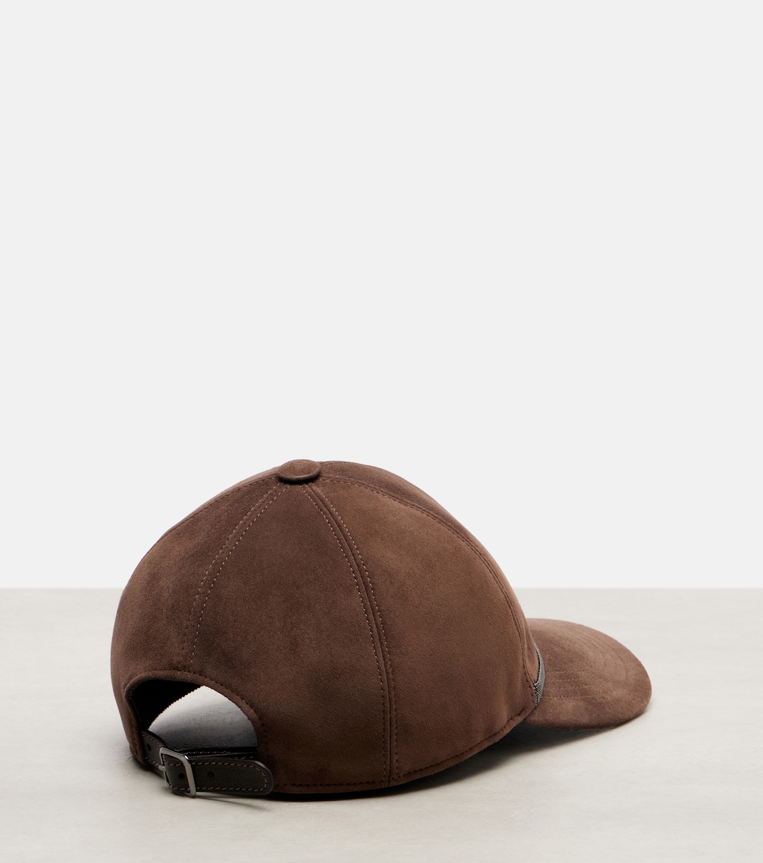 Monili suede baseball cap | Brunello Cucinelli