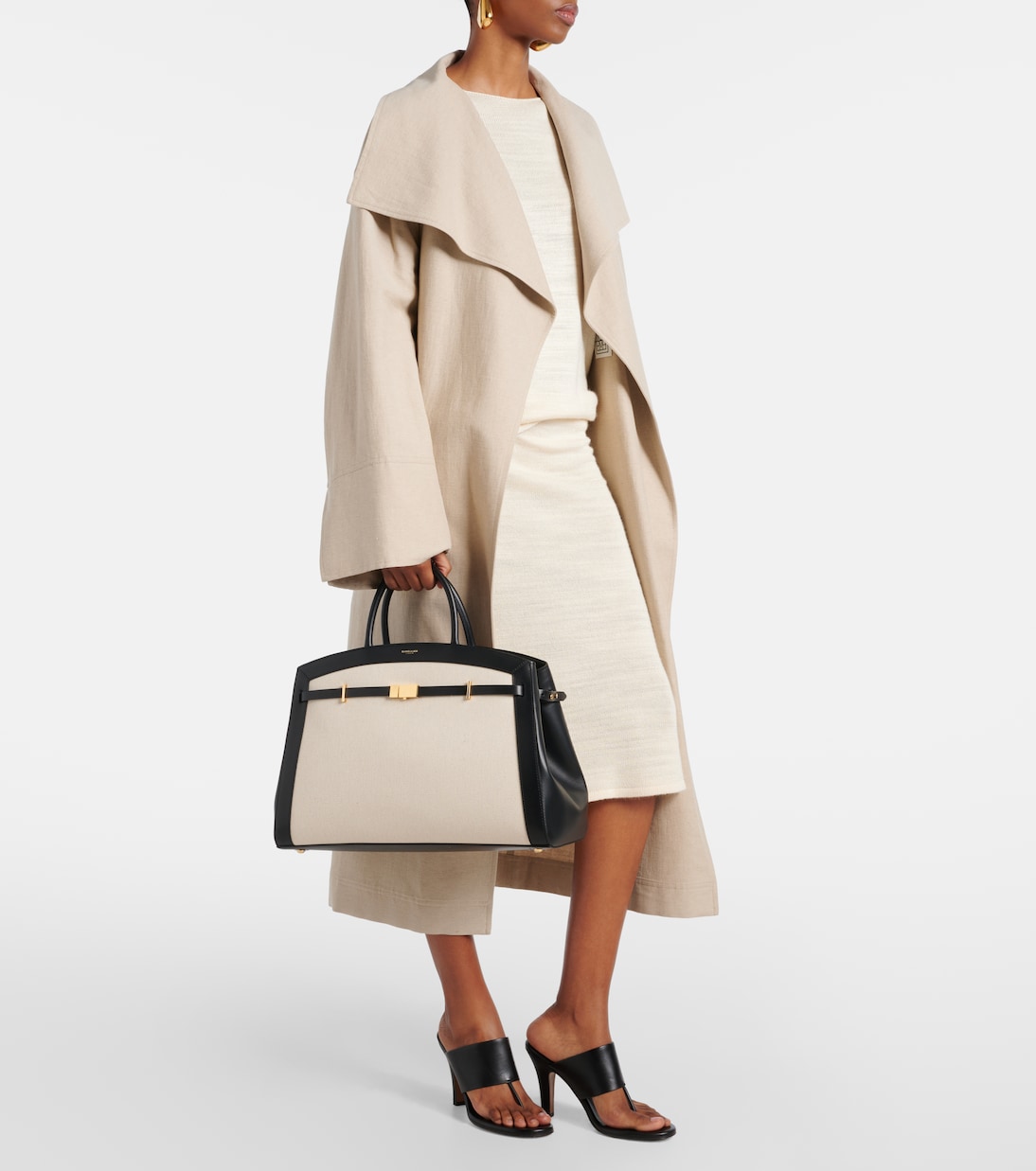 Tote Hudson aus Canvas mit Leder | DeMellier